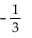 Write the opposite of the number. --  