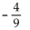 Write the opposite of the number. - 