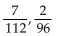 <strong>Determine the least common denominator. </strong> A) 96 B) 336 C) 48 D) 16