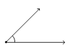 <strong>Classify the angle as acute, right, straight or obtuse. </strong> A) right B) obtuse C) straight D) acute