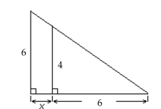 <strong>The figures are similar. Find the length of the side marked x. </strong> A) 3 B) 9 C) 3.04 D) 2