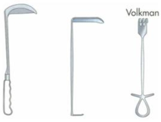 <strong>What are these surgical instruments? </strong> A) Retractors B) Probes C) Dilators D) Scalpels E) Forceps