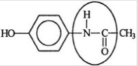 <strong>Acetaminophen is a widely used and very effective pain reliever. Identify the functional group circled. </strong> A) Aldehyde B) Alcohol C) Amide D) Amine E) Carbonyl
