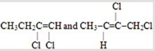 <strong>Which of these pairs are geometrical isomers?</strong> A) B) C) D)