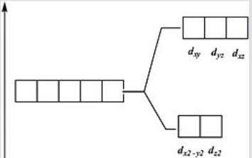 <strong>Which of these diagrams represent the crystal field splitting between d orbitals in an octahedral complex?</strong> A) B) C) D)