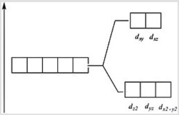 <strong>Which of these diagrams represent the crystal field splitting between d orbitals in an octahedral complex?</strong> A) B) C) D)