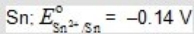<strong>Which, if any, of the following metals would be capable of acting as a sacrificial anode when used with iron pipe? </strong> A) B) C) D) E)