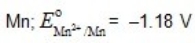 <strong>Which metal is not capable of acting as a sacrificial anode when used with iron pipe? </strong> A) B) C) D) E)