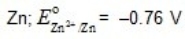 <strong>Which metal is not capable of acting as a sacrificial anode when used with iron pipe? </strong> A) B) C) D) E)
