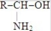 <strong>Which one of these choices is the general structural formula of an amino acid?</strong> A) B) R-CH<sub>2</sub>-NH<sub>2</sub> C) D)