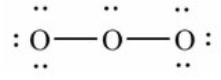 <strong>Which of these choices is the best Lewis structure for ozone, O<sub>3</sub>?</strong> A) B) C) D) E)
