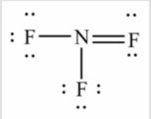 <strong>Select the correct Lewis structure for nitrogen trifluoride, NF<sub>3</sub>.</strong> A) B) C) D) E)