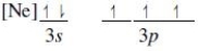 <strong>Which ground-state atom has an electron configuration described by the following orbital diagram? </strong> A) phosphorus B) nitrogen C) arsenic D) vanadium E) sulfur
