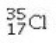 <strong>Determine the number of electrons and identify the correct symbol for an atom with 17 protons and 18 neutrons.</strong> A) 17 electrons, B) 18 electrons, C) 17 electrons, D) 17 electrons, E) 18 electrons,