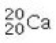 <strong>Determine the number of protons and identify the correct symbol for an atom with 20 neutrons and 20 electrons.</strong> A) 20 protons, B) 20 protons, C) 20 protons, D) 40 protons, E) 40 protons,