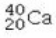 <strong>Determine the number of protons and identify the correct symbol for an atom with 20 neutrons and 20 electrons.</strong> A) 20 protons, B) 20 protons, C) 20 protons, D) 40 protons, E) 40 protons,