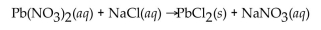 <strong>In the following reaction, when the equation is correctly balanced, what is the correct coefficient for sodium chloride? </strong> A)1 B)2 C)3 D)4 E)5