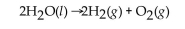 <strong>The following reaction takes place when an electric current is passed through water. It is an example of a ________ reaction. </strong> A)combustion B)decomposition C)double replacement D)single replacement E)combination