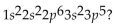 <strong>What is the element with the electron configuration </strong> A)Cl B)S C)F D)Ar E)Be