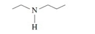 <strong>What is the common name of the following compound? </strong> A)diethyl amine B)dipropyl amine C)propyl amino D)trimethyl amine E)ethyl propyl amine