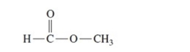 <strong>Give the IUPAC name for the following compound. </strong> A)methyl ethanoate B)methyl formyl ether C)methyl methanoate D)ethanoate E)methyl formate