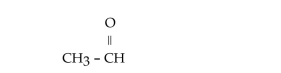 <strong>What is the IUPAC name for this compound? </strong> A)methyl aldehyde B)methanal C)ethanal D)1-ethanaldehyde E)1-ethanone