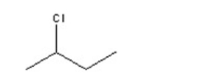 <strong>What is the IUPAC name for the following? </strong> A)2-chlorobutane B)3-chlorobutane C)chlorobutane D)2-chloropropane E)1-chlorobutane