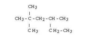 <strong>What is the IUPAC name of this alkane? </strong> A)2-ethyl-4,4-dimethylpentane B)4-ethyl-2,2-dimethylpentane C)3,5,5-trimethylhexane D)2-ethyl-2,2-dimethylpentane E)2,2,4-trimethylhexane