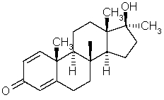 <strong>Which is the number of stereocenters in methandrostenolone? </strong> A) 4 B) 6 C) 8 D) 10