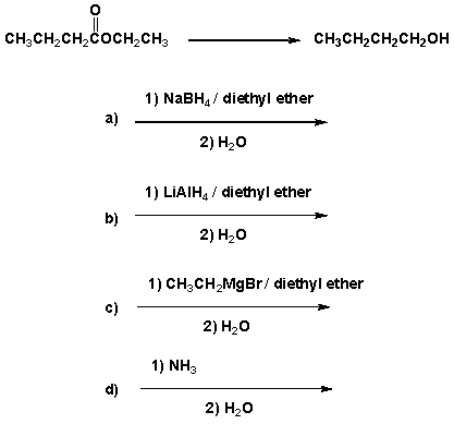 <strong>Which are the best conditions for the following reaction?  </strong> A) I B) II C) III D) IV <div style=padding-top: 35px> 