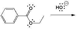 What is the reaction mechanism of the basic hydrolysis of ethyl-benzoate?  <div style=padding-top: 35px> 