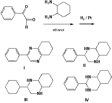 <strong>Which is the product of the following sequence of reactions? </strong> A) I B) II C) III D) IV