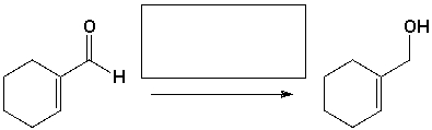 The reagents that complete the following reaction are