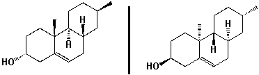 <strong>The molecules shown below are enantiomers. How do they differ in their 1H-NMR spectra? </strong> A) chemical shifts B) signal splitting C) integration D) none of the above