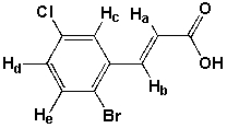 <strong>Which statement is wrong? </strong> A) H<sub>a</sub> and H<sub>b</sub> are doublets B) H<sub>c</sub> is a doublet C) H<sub>d</sub> is a doublet D) H<sub>e</sub> is a doublet