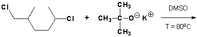 1-chloro-4-(chloromethyl)cyclohexane reacts if heated until HCl leaves the molecule. What is the chemical structure of the product?