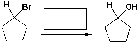 The reagent needed to complete the following reaction is,