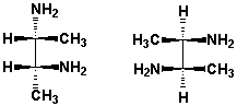 <strong>What is the relationship between these two structures? HINT: Build the molecular models and compare! </strong> A) Identical structures B) Enantiomers C) Diastereomers D) Constitutional isomers