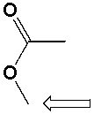 The marked -CH<sub>3</sub> group in methyl acetate is a 1<sup>o</sup> carbon .