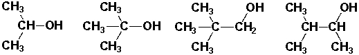 <strong>Which of the following compounds is a tertiary (3°) alcohol? I II III IV</strong> A) I B) II C) III D) IV
