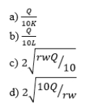 Suppose that a firm's production function can be specified as Which of the following accurately describes this firm's long run total cost function?