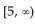 <strong>Write interval notation. </strong> A) B) C) D)