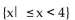 Write interval notation. - 