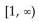 <strong>Write interval notation for the graph. </strong> A) B) C) D)