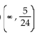 <strong>Solve. 3(3x + 1) < 5 - 5(3x - 3)</strong> A) B) C) D)