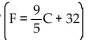 <strong>Solve. In order for a chemical reaction to take place, the Fahrenheit temperature F of the reagents must be at least 184.81° F. At what Celsius temperatures C will the reaction occur? </strong> A) B) C) D)