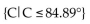 <strong>Solve. In order for a chemical reaction to take place, the Fahrenheit temperature F of the reagents must be at least 184.81° F. At what Celsius temperatures C will the reaction occur? </strong> A) B) C) D)