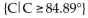 <strong>Solve. In order for a chemical reaction to take place, the Fahrenheit temperature F of the reagents must be at least 184.81° F. At what Celsius temperatures C will the reaction occur? </strong> A) B) C) D)