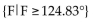 <strong>Solve. In order for a chemical reaction to remain stable, its Celsius temperature C must be no more than 51.57° C. At what Fahrenheit temperatures F will the reaction remain stable. </strong> A) B) C) D)