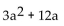 <strong>Find the function value. Find f(2a) when f(x) = + 6x.</strong> A) B) C) D)